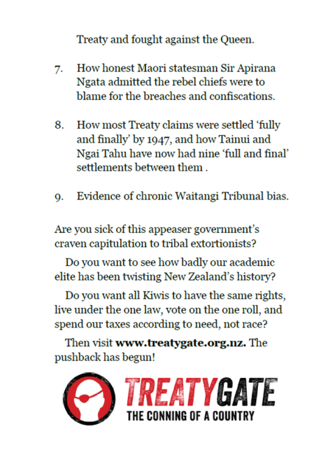 Te Papa Treaty Debate 24 Jan 2013 - handout back
